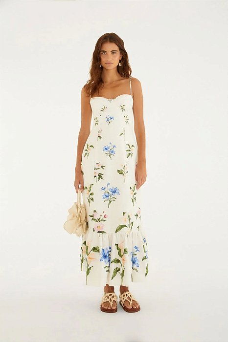 FARM VESTIDO AQUAFLORA E