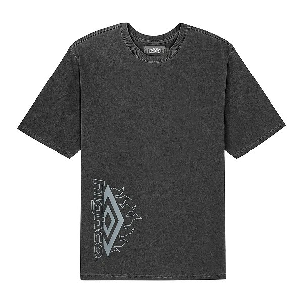 HIGH TEE HIGH X UMBRO WASHED BLACK -