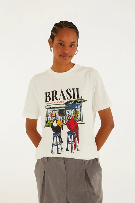 FARM TSHIRT MEDIA PASSAROS BRASIL