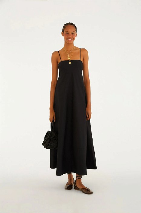 FARM VESTIDO VOLUME MIDI