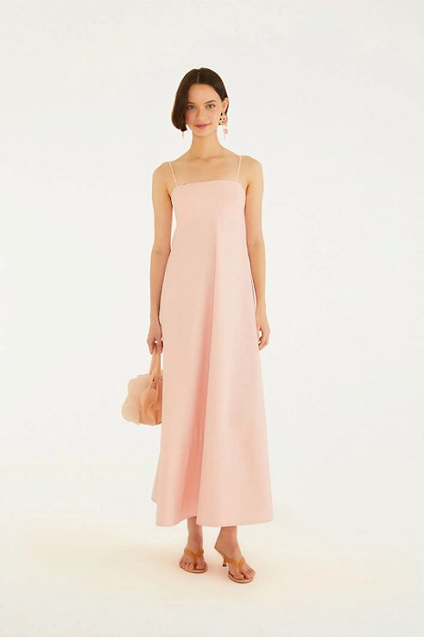 FARM VESTIDO VOLUME MIDI