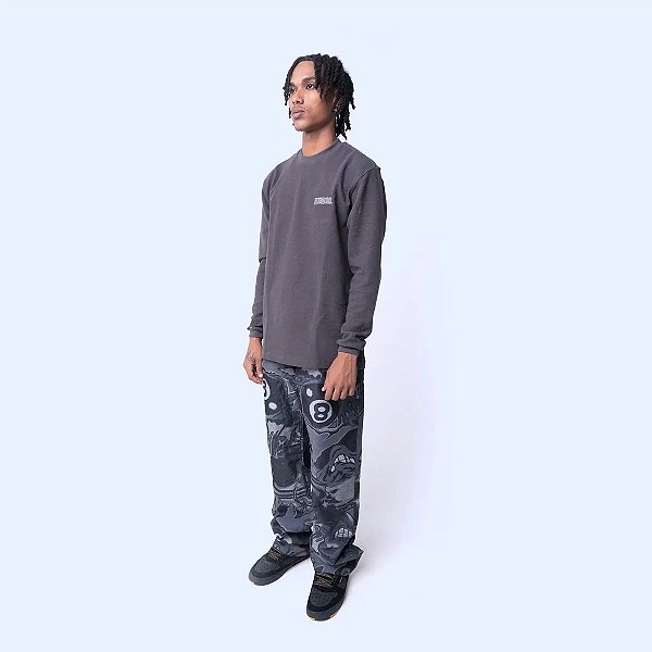 HIGH LONGSLEEVE DOTZ GREY -