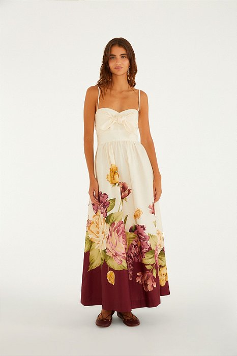 FARM VESTIDO LONGO VERSALLES