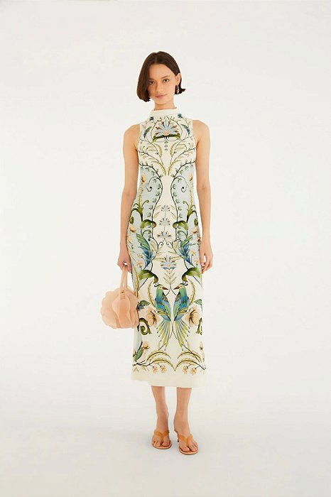 FARM VESTIDO MIDI MILENA