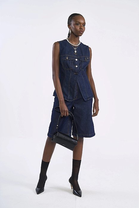 COLCCI BERMUDA JEANS JOANA INDIGO