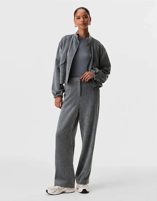 SHOULDER CALCA RETA ALFAIATADA