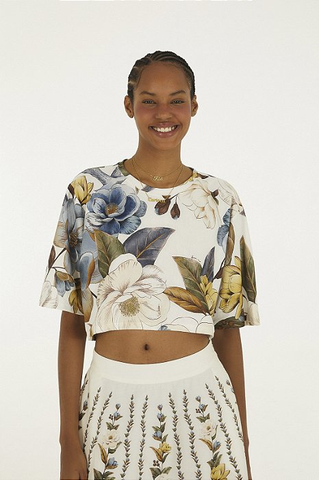 FARM TSHIRT CROPPED JARDIM GUANABARA