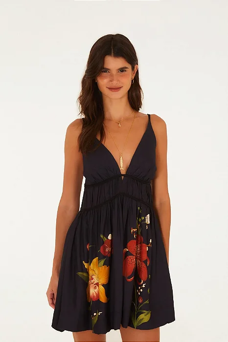 FARM VESTIDO CURTO FLORAL DIVA