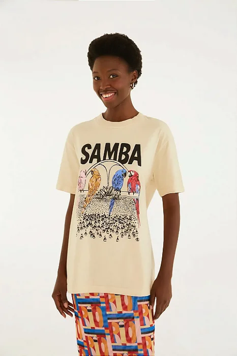 FARM TSHIRT MEDIA NA AVENIDA BEGE