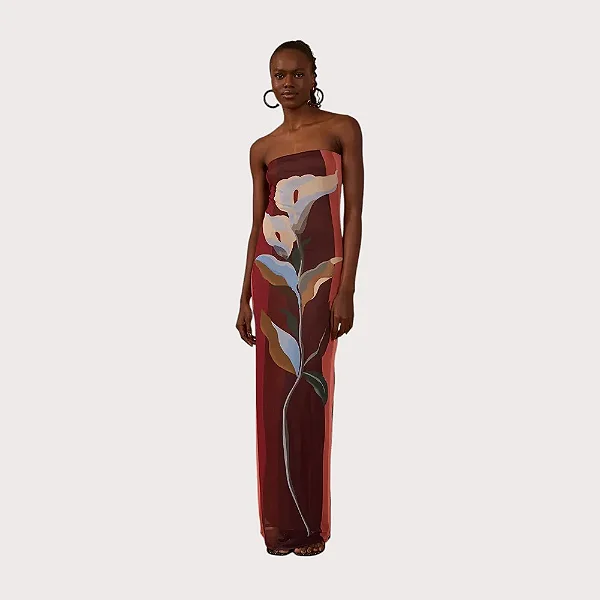 DRESS TO VESTIDO TULE EST BRISA FLORAL EST BRISA SOLAR