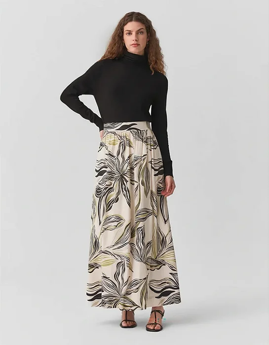 SHOULDER SAIA FLOR LINHAS