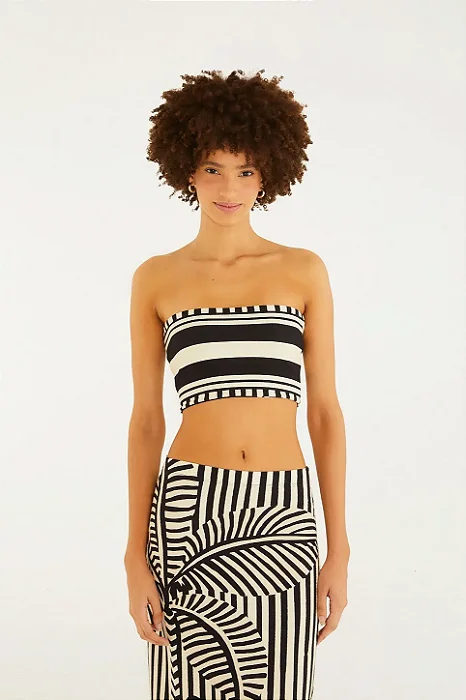 FARM TOP DOUBLE LISTRA TROPICAL
