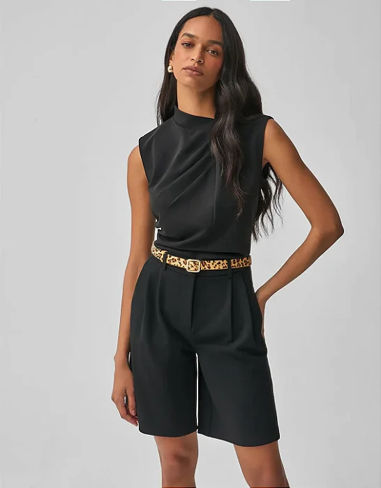 SHOULDER CINTO ONCA FIVELA QUADRADA