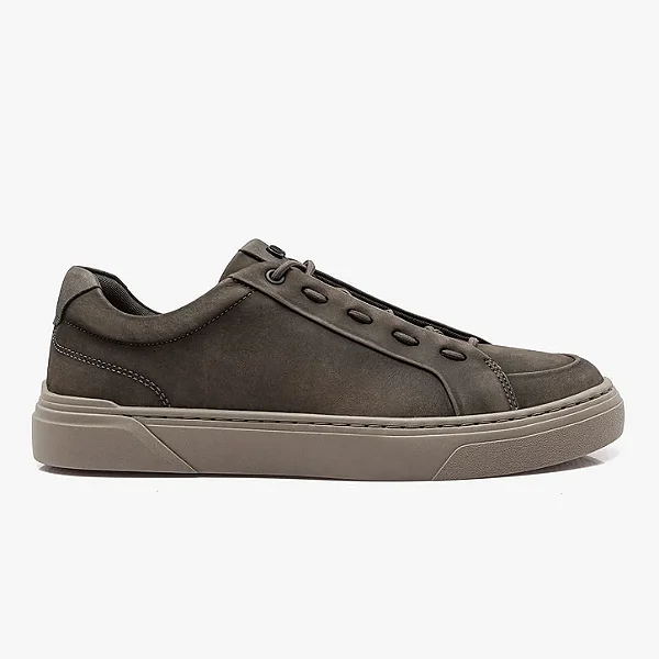 DEMOCRATA TENIS MASCULINO BILL COURO MARROM