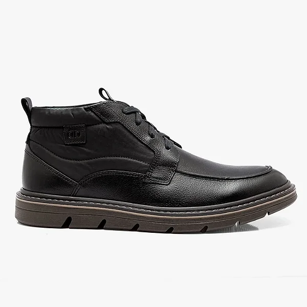 DEMOCRATA BOTA MASCULINA JEFF COURO PRETO