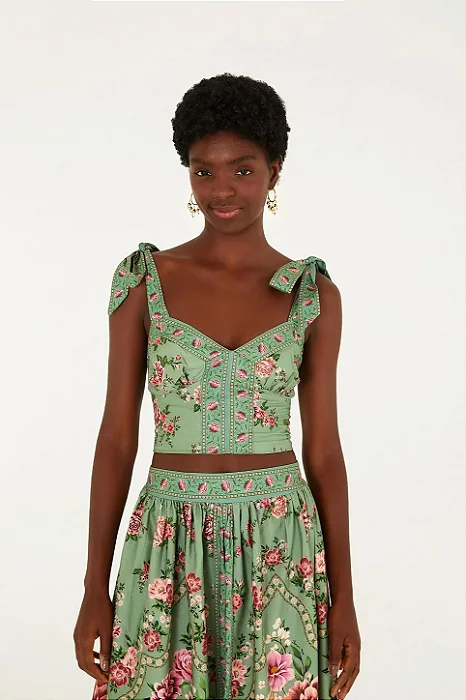 FARM BLUSA ESTAMPADA ROMANCE