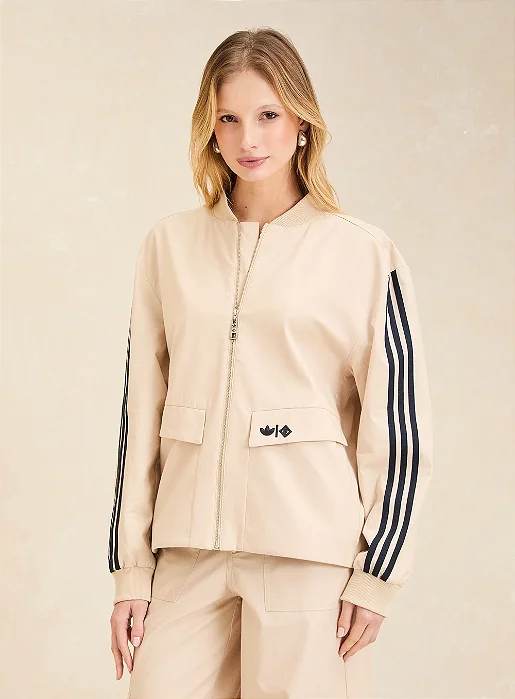 ADIDAS FORUM JAQUETA UNISSEX ALFAIATARIA BEGE DAISY