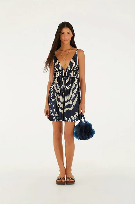 FARM VESTIDO CURTO ALCINHA ESTAMPADO PANAPANA