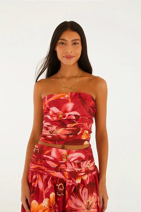 FARM BLUSA ESTAMPADA SONHO DE FLOR