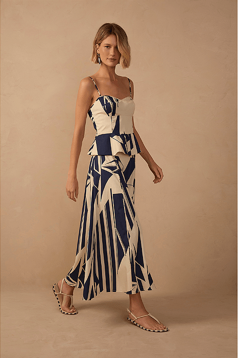 DRESS TO SAIA ESTAMPA PORTO