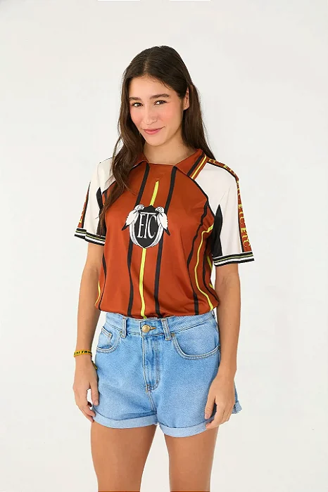FARM SHORT BARRA DOBRADA JEANS CLARO