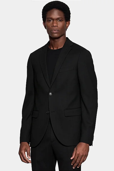 ARAMIS PALETO PIQUET SOFT SUPER SLIM PRETO