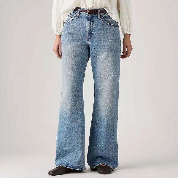 LEVIS CALCA JEANS LOOSE BOOT LAVAGEM CLARA