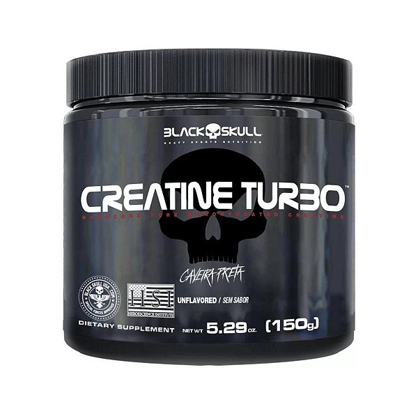 Creatina Turbo 150 gramas - Black Skull