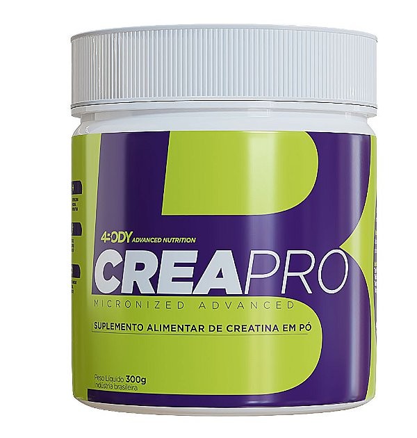 Creatina Creapro 100% pura - 4body Nutrition - 300g
