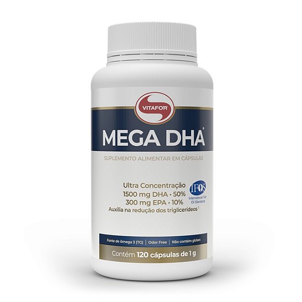 ÔMEGA - MEGA DHA 120 CÁPSULAS VITAFOR