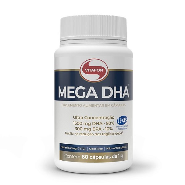 ÔMEGA - MEGA DHA 60 CAPS VITAFOR