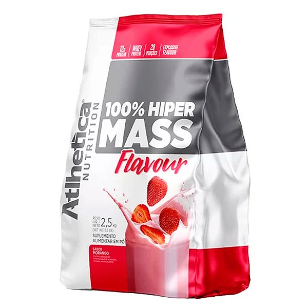 100% Hiper Mass Flavour 2,5kg Morango