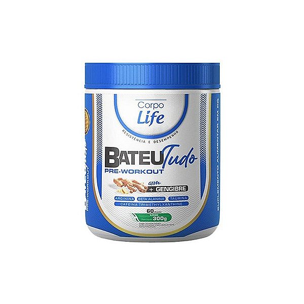 BATEU TUDO PRE-WORKOUT 150G FRUTAS VERMELHAS - PRÉ TREINO