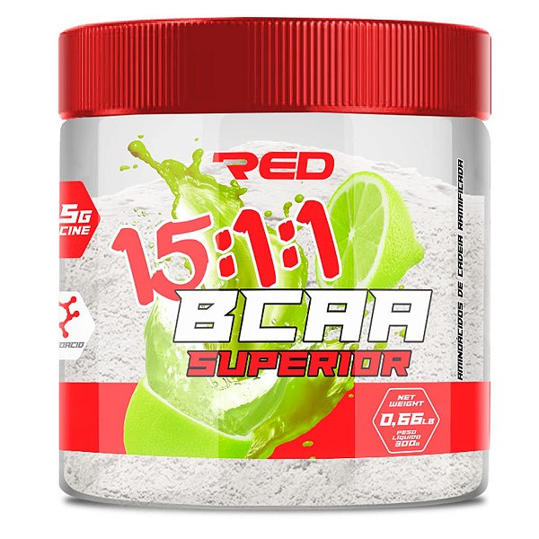 BCAA SUPERIOR 1511 300G LIMAO RED