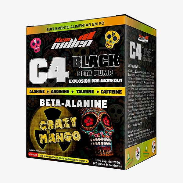 C4 BLACK CRAZY MANGO CX 22 DOSES