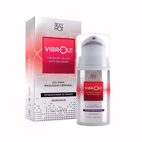 Desperte Prazeres Inexplorados com o Vibrador Líquido Vibrou Morango – Sinta, Saboreie e Goze