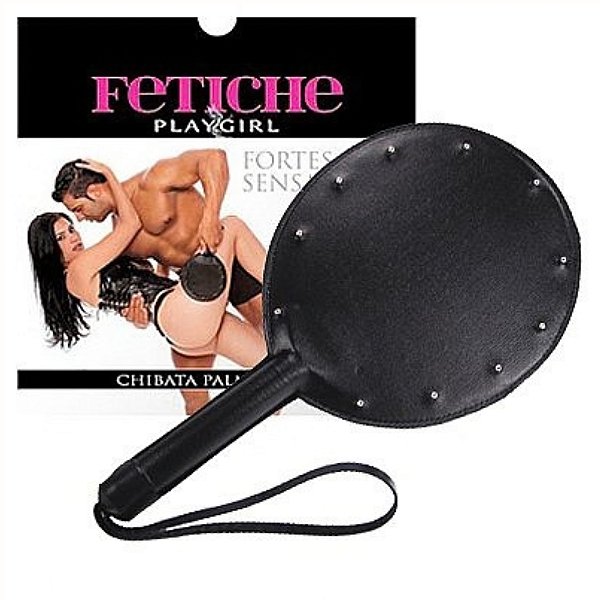 Chibata Palmatória Fetiche Playgirl com Rebites