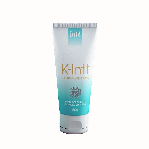 Lubrificante Íntimo Neutro INTT 50g – Base Água Compatível com Acessórios