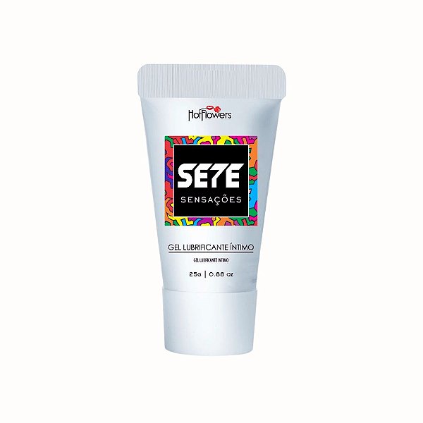 Gel Lubrificante Íntimo Anal Sete Sensações 25g – Conforto e Cuidado Suave