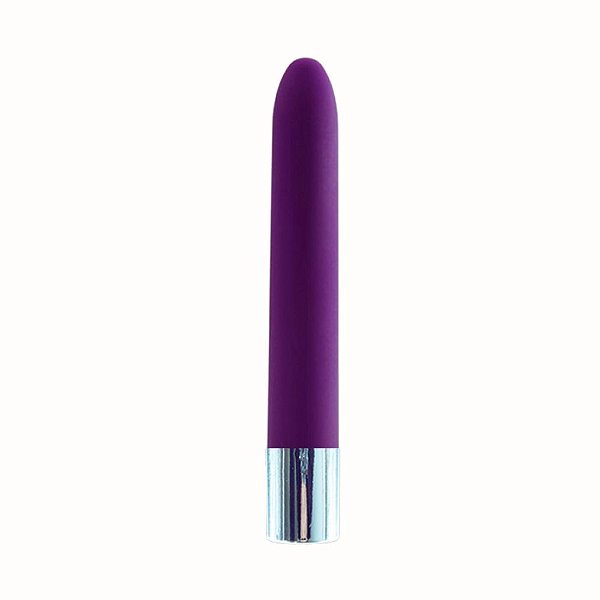 Vibrador Personal 17cm Textura Aveludada Roxo 10 Modos de Vibrações