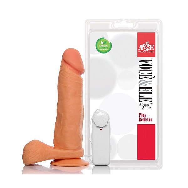 Desperte Prazer Profundo com o Pênis Vibratório 20x4,5cm – Escroto Realista e Vibrações Poderosas