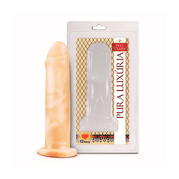 Pênis Realístico Borracha Maciço com Base 16,5x3,8cm