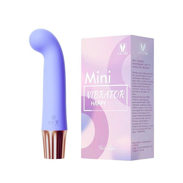 Massageador Vibrador Estimulador Ponto G Massageador Sensual Lilás