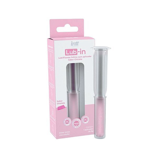 Lub-In Chiclete Lubrificante Íntimo para Conforto e Hidratação