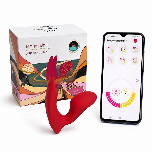Magic Umi – Vibrador Smart com Controle via App e Função Despertador
