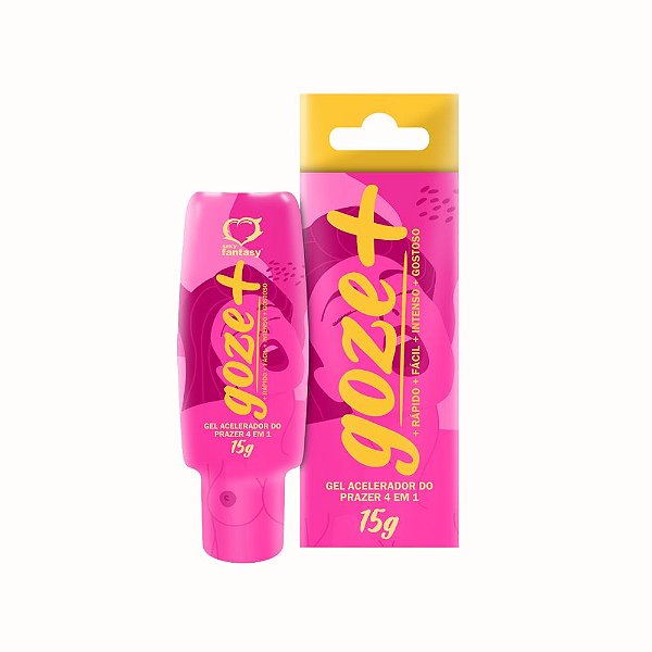 Goze+ Gel Feminino Excitante 4 em 1 – Prazer Rápido, Intenso e Inesquecível