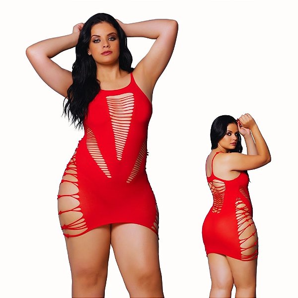 Vestido Sensual Vermelho Sem Mangas – Conforto, Estilo e Ousadia