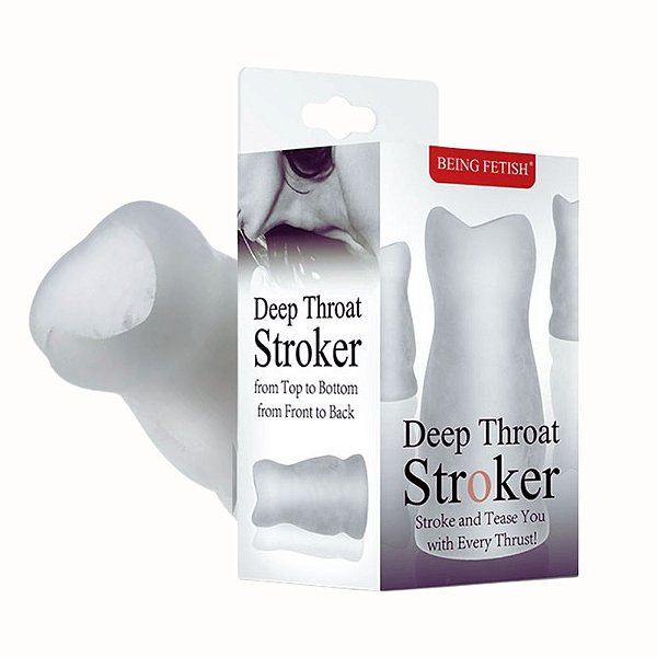 Masturbador Masculino Boca com Textura Interna – Deep Throat