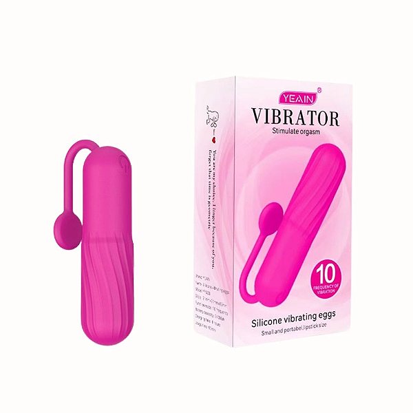 Cápsula Vibratória YEAIN Recarregável com 10 Vibrações – Discreta e Potente para Estímulo Clitoriano
