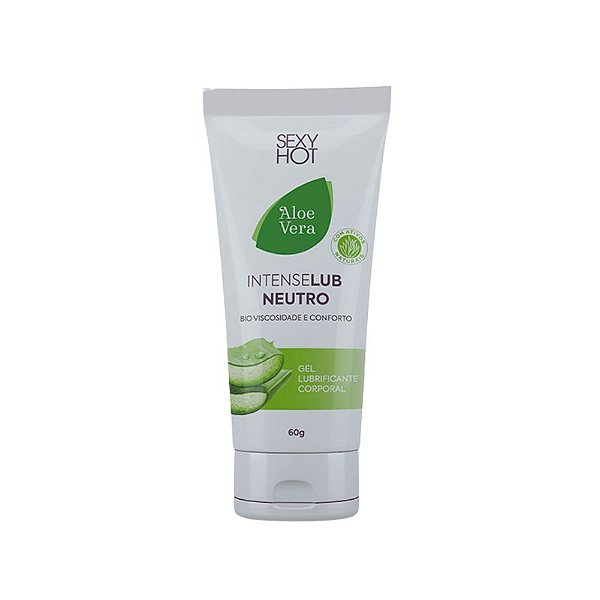IntenseLub Neutro Aloe Vera 60g | Lubrificante Íntimo de Alto Conforto